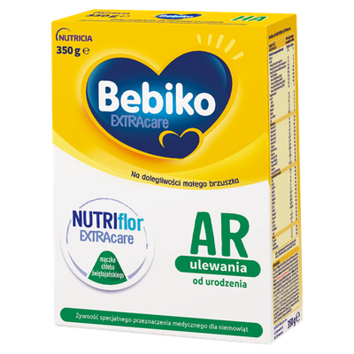 Bebiko Extracare AR Żywność specjalnego przeznaczenia dla niemowląt od urodzenia 350 g
