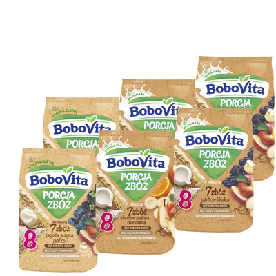 BoboVita Kaszki PZ po 8 mc Zestaw 6 szt.