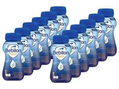 Bebilon 1 Advance Pronutra Mleko początkowe od urodzenia w płynie RTF ZESTAW 12 x 200 ml