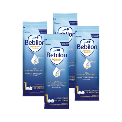 Bebilon 1 Advance Pronutra Mleko początkowe od urodzenia w saszetkach ZESTAW 4 x 27,6 g