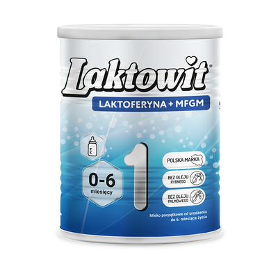 Laktowit 1 LAKTOFERYNA+MFGM mleko początkowe od urodzenia 400 g